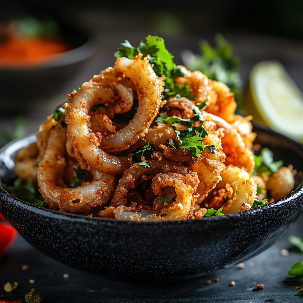 Salt and pepper squid