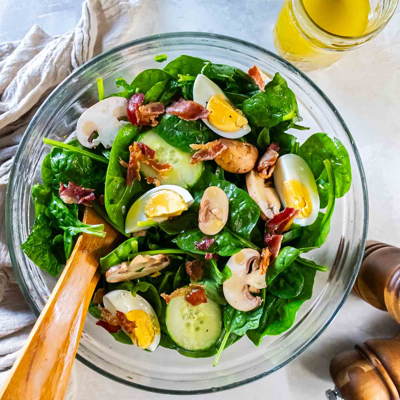Spinach salad
